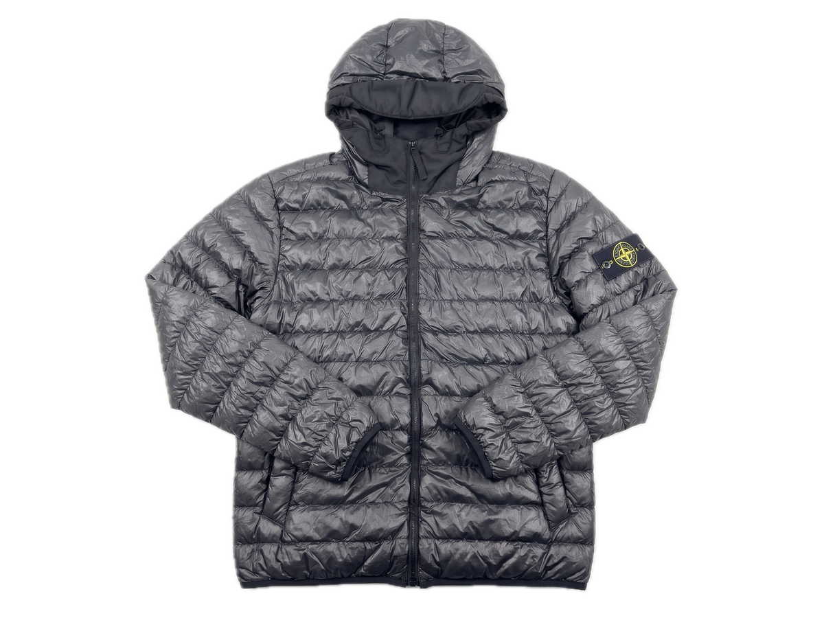 Chaqueta de Plumón Ligero Stone Island con Capucha